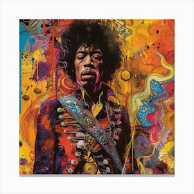 Jimi Hendrix Canvas Print