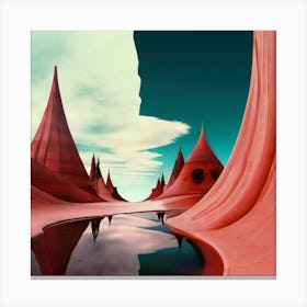 Abstract Landscape Canvas Print