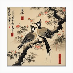 Chinese Birds Canvas Print