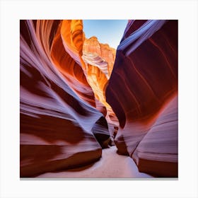 The walls of the canyon Canvas Print