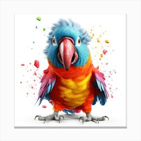 Colorful Parrot Canvas Print