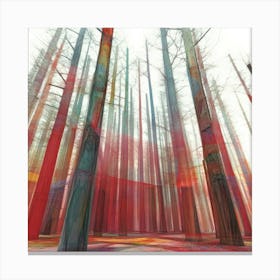 Colorful Trees 4 Canvas Print