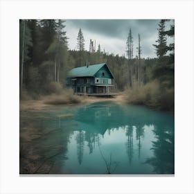 House In The Woods 2 Canvas Print