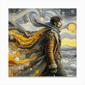 'The Man In The Sky' Canvas Print