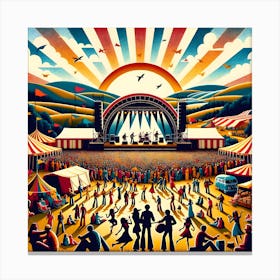 Festival Canvas Print