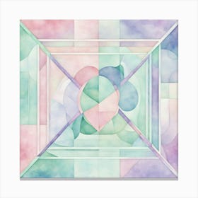 Abstract Watercolor Painting 10 Canvas Print