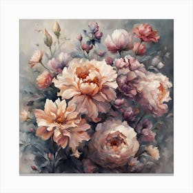 Peonies Canvas Print