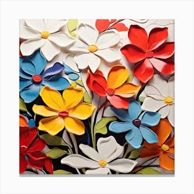 Colorful Flowers Canvas Print