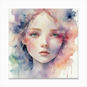 Watercolor Painting Canvas Print