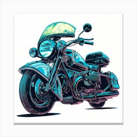 Bmw Motorcycle Canvas Print