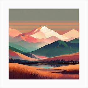 Mountain Landscape 6 Canvas Print