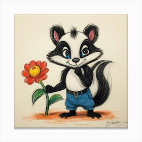 Skunk 2 Canvas Print