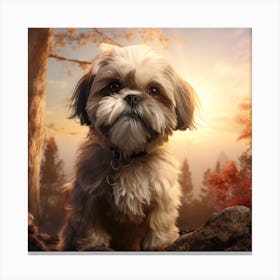 Shih Tzu 2 Canvas Print