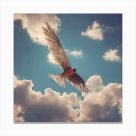 Bird In Flight Canvas Print