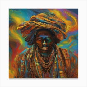 African Man Canvas Print