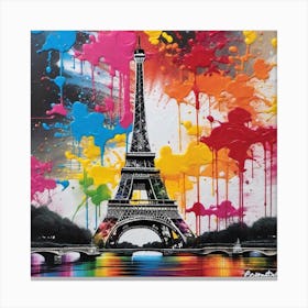 Paris Eiffel Tower 5 Canvas Print