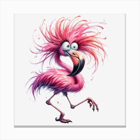 Pink Flamingo 1 Canvas Print