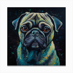 Pug life 1 Canvas Print