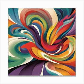 Georgia O'Keeffe inspired abstract composition 2 Canvas Print