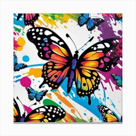 Colorful Butterflies 37 Canvas Print