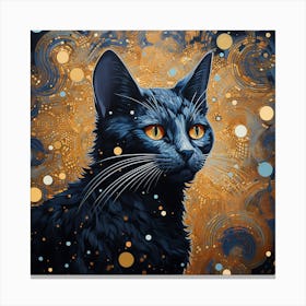 Black Cat Canvas Print