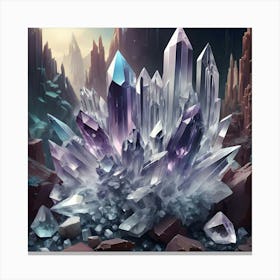 Synthesis Of Crystal 1 Canvas Print