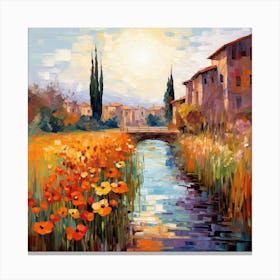 Artistic Alchemy: Italian Brushstrokes 1 Canvas Print