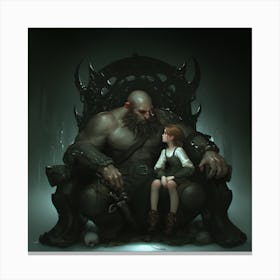 Throne Canvas Print