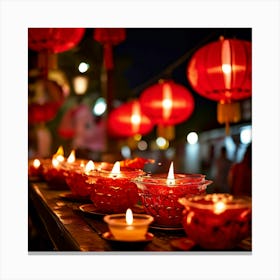 Chinese Lanterns 5 Canvas Print