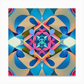 Abstract Psychedelic Pattern 1 Canvas Print