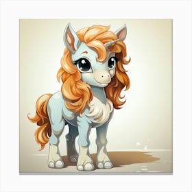 Cute Unicorn 14 Canvas Print