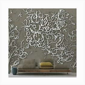 Abstract Tree Wall Art Canvas Print
