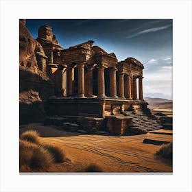 Ancient Ruins Of Petra Canvas Print