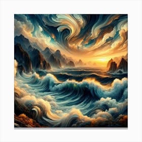 Tempestuous Beauty 3 1 Canvas Print