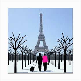 Eiffel Tower 1 Canvas Print