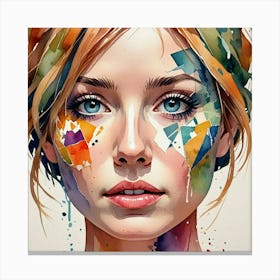 Portrait Of A Woman Canvas Print