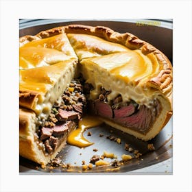 Steak Pie Canvas Print