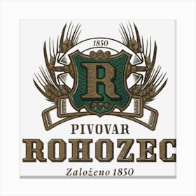 Pivovar Rohozec Canvas Print