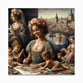 Russian Painting Canvas Print