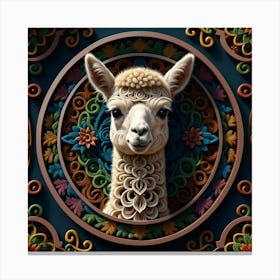 Llama Canvas Print