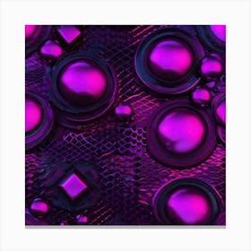 Fusia spots Canvas Print