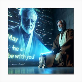 May The Fourth Be With You 3 Canvas Print