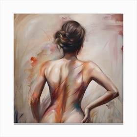 Nude Painting of a Woman Canvas Print