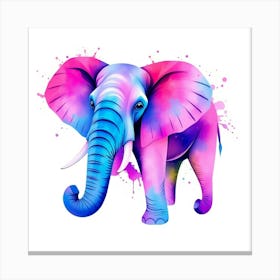 Colorful Elephant Canvas Print