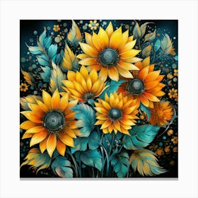 Sunflowers 14 Canvas Print