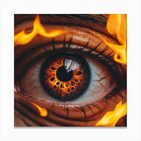 Eye Of Fire Canvas Print