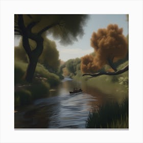 'River' 2 Canvas Print