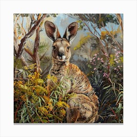 Kangaroo Canvas Print