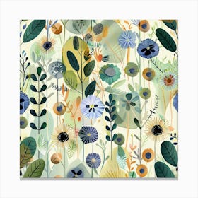 Floral Print Canvas Print