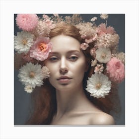 Flower Girl Canvas Print